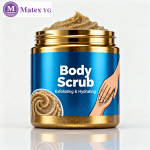 Crème au sel naturel OEM, gommage corporel au sucre brun et au beurre de karité, fabricant d'usine, étiquette privée, exfoliant, gommages corporels au collagène - Product Image 5