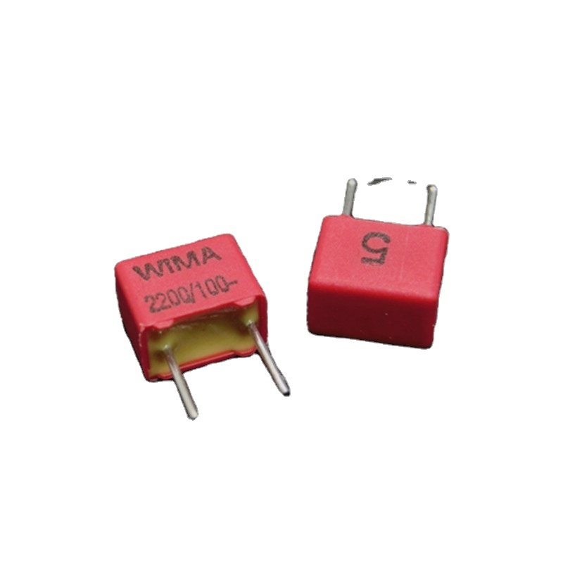 10 Condensatori WIMA FKP2 1000pF (1nF) 100V 2,5% Passo 5mm - Made In Germany - Nuovi