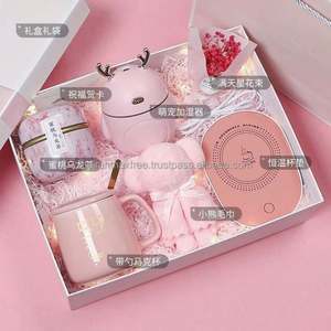 ชุดของขวัญสำหรับผู้หญิงขายส่ง พร้อมแก้วน้ำ แผ่นทำความร้อน แก้วมัค และเครื่องเพิ่มความชื้นในอากาศ - ของขวัญวันเกิดและวันหยุดแบบปรับแต่งได้ - Product Image 5