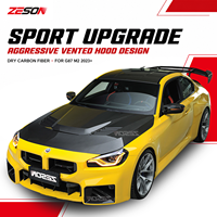 Capó de Fibra de Carbono Seca Estilo AE para BMW M2 G87 Serie 2 G42 M240i 230i Coupé 2022+