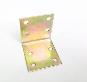 Staffa di supporto piatta in metallo OEM in acciaio inossidabile per mobili per porte
