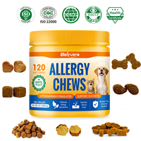 Compléments Masticables Doux pour Chiens et Chats : Huile de Poisson, Vitamines et Minéraux – Absorption Rapide, Favorise une Fonction Digestive Saine et la Santé de la Flore Intestinale