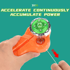 Toupie de combat pour enfants, ancienne toupie à faire tourner pour les jeux de fête - Product Image 4