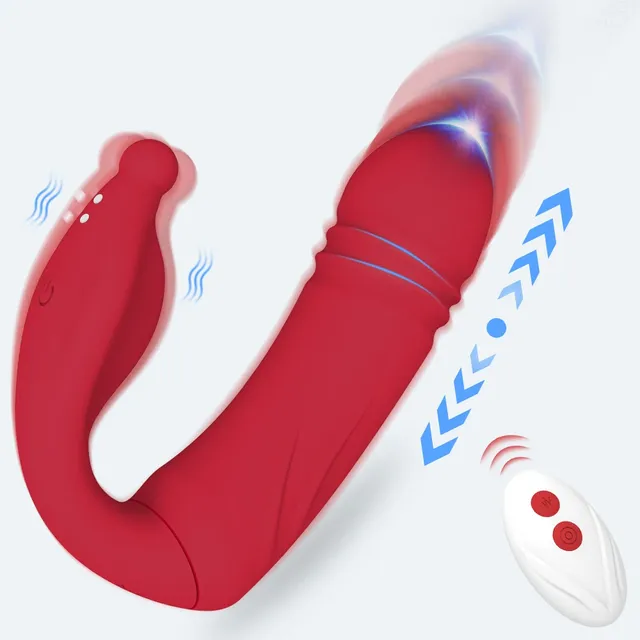 Factory Price Sex Toys Panty Vibrators Telescoping Dildo Massager