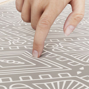 Tapis de cuisine X-Lounge pour soins des pieds, ensemble anti-fatigue en mousse à mémoire de forme épaisse, antidérapant en PVC, fabriqué à la machine, tapis de position assise, rembourré, résistant aux taches - Product Image 4