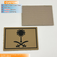 Patch en PVC souple personnalisé d'usine, logo 3D en relief, patch en caoutchouc à coudre, patchs en silicone auto-agrippants pour vêtements