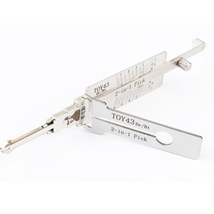 <span class=keywords><strong>LISHI</strong></span> <span class=keywords><strong>TOY43</strong></span> Dr Bt 4 و 7 أسنان مكسورة 2 في 1 لتويوتا الأكبر سنًا لكامري بيك وفك تشفير قفل الباب أداة أقفال مفتوحة - Product Image 2
