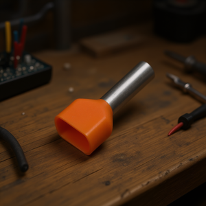 Embout à sertir double Te4012 orange, paquet de 100 - Product Image 3