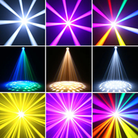 Projecteur à tête mobile blanc 295W 14R Beam DMX512 RGBW IP33 avec ampoule halogène pour éclairage de scène