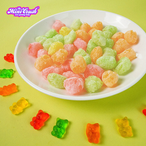 Bear Candy <span class=keywords><strong>Crunch</strong></span> Puffed Gummy Bear Caramelos Personalizados Liofilizados Colores naturales Sabores Fruta dulce Perfumado Azúcar saludable - Product Image 2