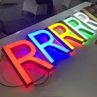 Lettres lumineuses LED professionnelles pour façades architecturales, enseignes d'éclairage de bâtiments à grande échelle, identification d'entreprise, signalétique automobile