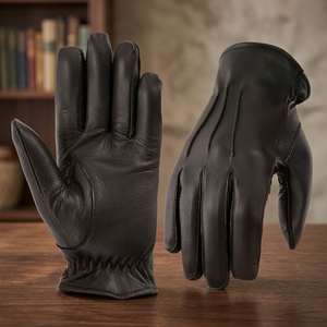 Guantes de cuero para conducir, unisex, para todas las estaciones - Product Image 1