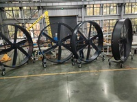 Moteur à aimant permanent IE5 super économe en énergie de 0,75 kW, pales en alliage d'aluminium de 1,5 m, protection IP55, grande taille, autoportant