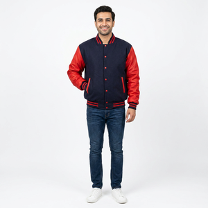 Vestes d'université de haute qualité à vendre bon marché pour hommes et femmes Style de baseball à la mode CollegeBaseballjacket pour hommes - Product Image 1