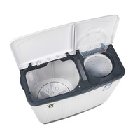 Lave-linge portable 2-en-1, capacité de lavage 5 kg et essorage 3 kg, idéal pour le camping, les dortoirs, les appartements, les chambres universitaires