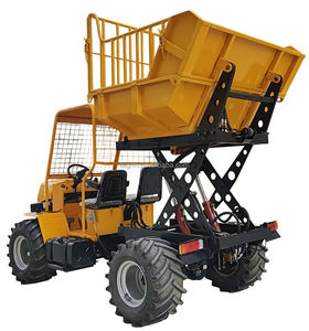 Rueda tipo <span class=keywords><strong>4X4</strong></span> Triciclo aceite Palma fruta elevador cargador transporte Palma jardín volquetes 14.7KW/20HP Sawit Palm Dumper Truck - Product Image 2