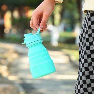 Bouteille d'eau pliable en silicone de qualité alimentaire - Product Image 4