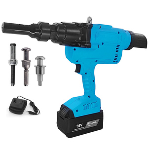 Remachadora Eléctrica de Anillo de Grado Industrial con Motor de Escobillas, Alimentada por Batería de 36V, Remachadora de Ranura Huck - Product Image 4