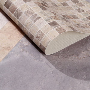 RCL Mosaico ignífugo Mármol Aspecto Piedra Travertino Losa Ligero 3D Panel de pared Piedra Revestimiento flexible Piedra para exterior - Product Image 5