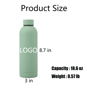 Bouteille d'eau en acier inoxydable de 17 oz avec logo personnalisé imprimé, fournie par l'usine - Product Image 5