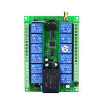 Récepteur de télécommande sans fil 315/433MHz ASK RF apprentissage pour moteur de treuil de grue industrielle avant inverse LED 24V porte maison