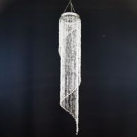 Lustre suspendu en perles acryliques arc-en-ciel, lampe colorée pour décoration de scène de mariage et de fête