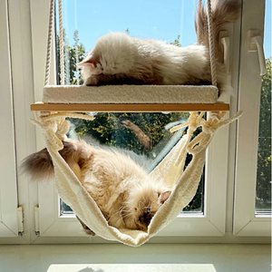 เตียงไม้แขวนสำหรับแมวเฟอร์นิเจอร์แมว - Product Image 1