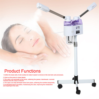 Vaporizador Facial Nano con Ozono, Vaporizador Facial Frío y Caliente, Limpieza Profunda para Hidratar la Piel