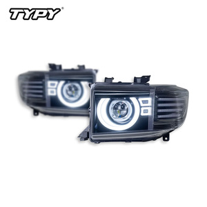 Conjuntos de faros delanteros TYPY para Toyota Land Cruiser LC76 LC71 con lentes LED, luces de circulación diurna y luces direccionales - Product Image 2
