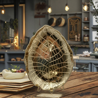 Offre Spéciale plaque de charge PP brillant personnalisé pour les mariages plateau de dîner en plastique en forme de feuille réutilisable Options de couleur des plantes disponibles