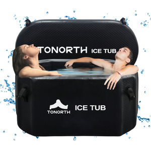 Bañera de Hielo Inflable y Plegable para Terapia de Frío, Portátil, con 2 Años de Garantía, para Corredores - Product Image 1