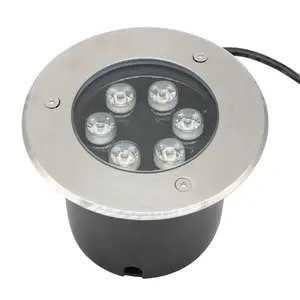 6W IP65 Outdoor RGB Recessed Inground Lamp LED Underground Lighting Garden Lights Recessed Uplights Led