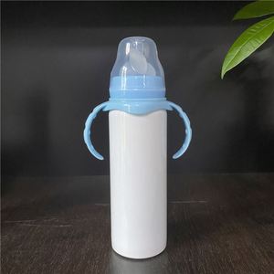 Vaso Antiderrames de Acero Inoxidable con Tetina de Silicona de Flujo Lento de 240 ml (8 oz) para Bebés y Niños Pequeños, Apto para Impresión por Transferencia Térmica - Product Image 3