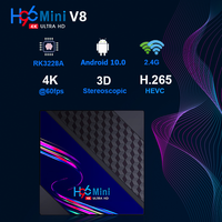 Dispositivo de Transmisión Multimedia H96 MAX con Protocolo de Internet OTT, Reproductor Multimedia de Cuatro Núcleos, Dispositivo Inteligente Premium con Android, OTT PROBADO