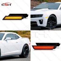 Feux de position latéraux avant à LED avec lentilles fumées pour Chevrolet Camaro 2010-2015 SS RS ZL1