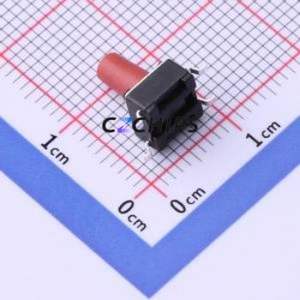 TS-1102SD-A-L-R Tactile Switch SMD-4P,6x6mm Switch ( Operating Force: 1N )( Switch Length: 6mm )( Switch Width: 6mm ) - Product Image 2