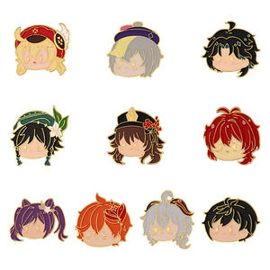 Épingles <span class=keywords><strong>Genshin</strong></span> <span class=keywords><strong>Impact</strong></span> Mignonnes de Haute Qualité, Livraison Rapide et Économique, Badge de Revers en Métal Thème Dessin Animé Anime - Product Image 3