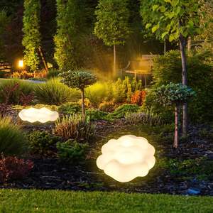 Lámpara de Jardín Decorativa de Metal Ligero, Acero al Carbono y PE, Estilo Nórdico Creativo, para Exteriores, Parques, Jardines y Césped, Resistente al Agua - Product Image 5
