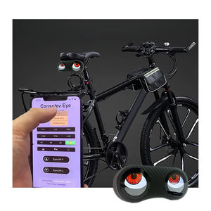 Extérieur Étanche Dynamique Démon Diable LED Phare Clignotant Yeux Mobile App Contrôle Feu Arrière <span class=keywords><strong>pour</strong></span> Vélo Moto IP65 - Product Image 1