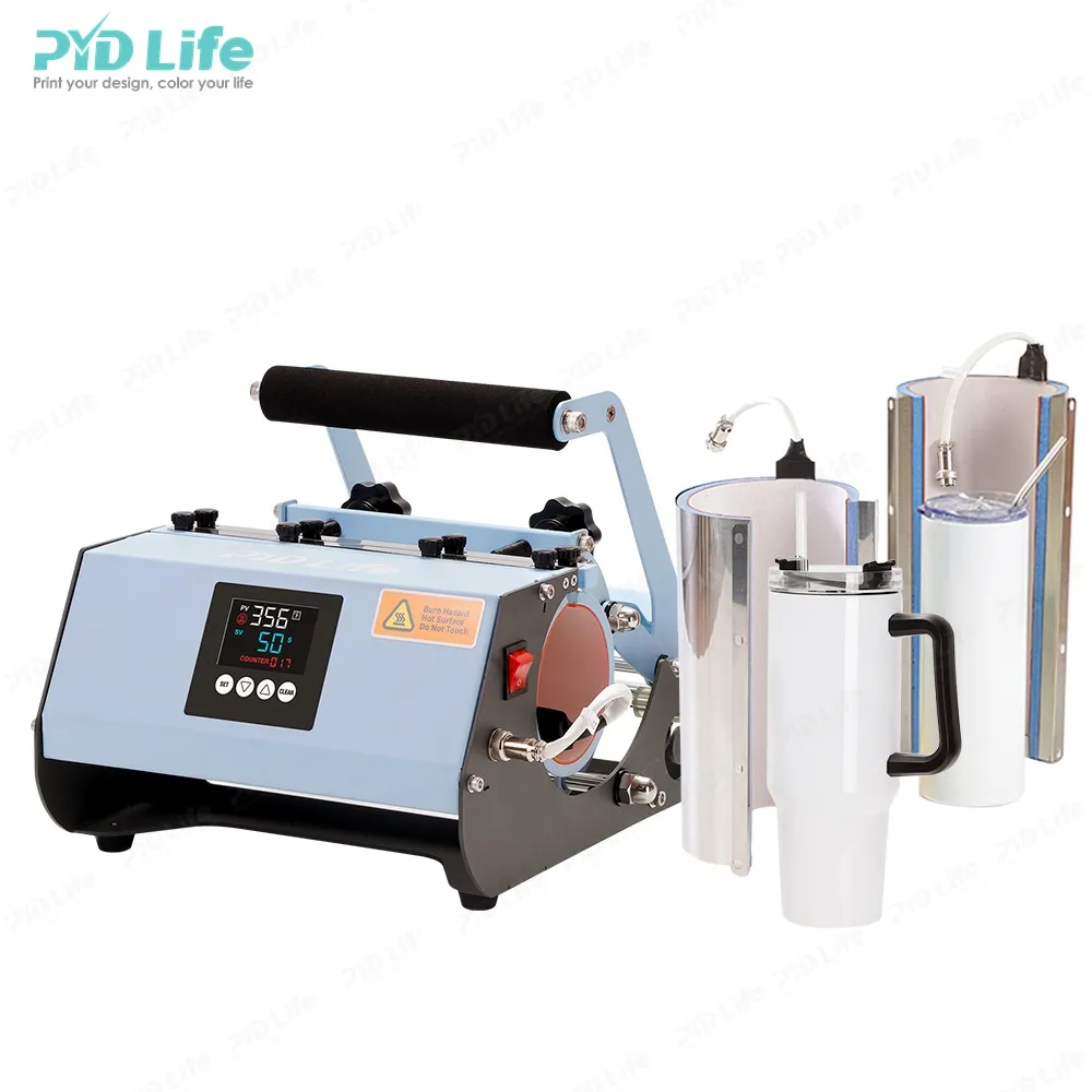 PYD Life 2 in 1 Sublimation 30 oz 40 oz Big Tumbler Heat Press Sublimation Transfer Mug 40oz Tumbler Press Machine