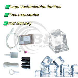 Máquina de Hielo en Cubos Comercial BLG de 200 kg, Máquina de Hielo de Acero Inoxidable para Restaurante, Bar, Hotel, Fabricación Rápida de Hielo, Máquina de Hielo Automática A - Product Image 1