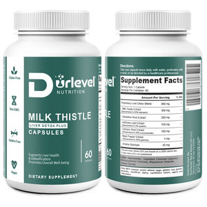 Premium Milk Thistle Capsules with Dandelion Root for <b>Liver</b> Support and Vitality 60 Capsules/Bottle Custom Branding Service - Product Image 3