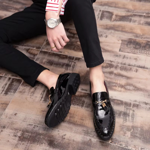 Zapatos de Cuero Marrón Unisex de Alta Calidad con Acabado de Cuero Premium, Costuras Resistentes, Estilo Formal y Transpirables - Product Image 2