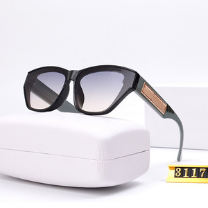 Designer Luxury <b>Square</b> Cat Eye <b>Sunglasses</b> Unisex UV400 PC Frame Lightweight Shades Multi-color Fashion Eyewear for Men Women - Product Image 2