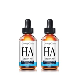 OEM Private Label Organic Hyaluronic Acid Serum Moisturizing Anti-Aging Wrinkle Firming Face Skin Care <strong>Vitamin</strong> C <strong>E</strong> <strong>Liquid</strong> - Product Image 6