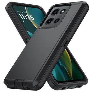 Clip de cinturón resistente y resistente, funda de teléfono de PC de plástico duro de TPU suave para Motorola <span class=keywords><strong>Moto</strong></span> <span class=keywords><strong>G</strong></span> Stylus 5G 2025, funda protectora para teléfono con soporte - Product Image 4