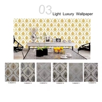 Papier Peint Pvc Décoration Papier Peint Rouleau Classique 3d Papier Peint, Importation Vente Chaude Pas Cher Floral Design Moderne Hôtel 25466
