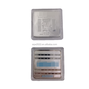 Moneda de Colección de Metal de 1 Onza, Moneda Cuadrada de Águila de 1 Onza Troy, Barra Plateada - Product Image 4