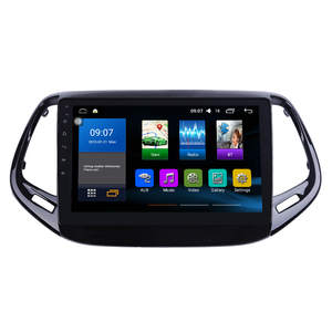 Xe đài phát thanh cho Jeep la bàn 2017 2018 2DIN Android Octa Core <span class=keywords><strong>Car</strong></span> Stereo DVD GPS navigation Máy nghe nhạc đa phương tiện Android Auto Carplay - Product Image 2