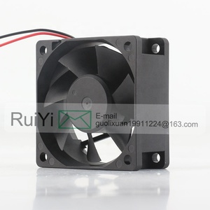 Sunon 5V 24V 48V DC12V 1,7 W AC EC 6025 60X60X25MM 6CM Suspensión magnética Inversor de chasis silencioso 2 cables <span class=keywords><strong>KDE1206PTV1</strong></span> Ventilador de refrigeración - Product Image 5